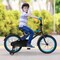 Metal Kids Bike with Adjustable Handlebar and Saddle for Comfortable Riding